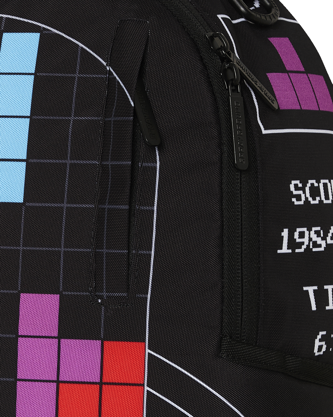 Sprayground- Tetris With Diablo And Money Bear Backpack