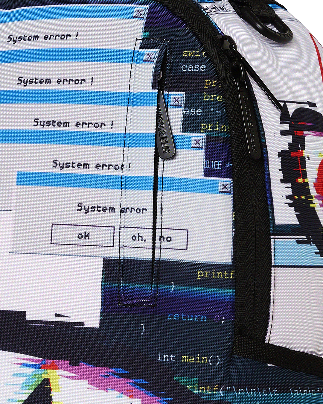 Sprayground- Hacked & Stacked But I Still Got Your Back Dlxr Backpack