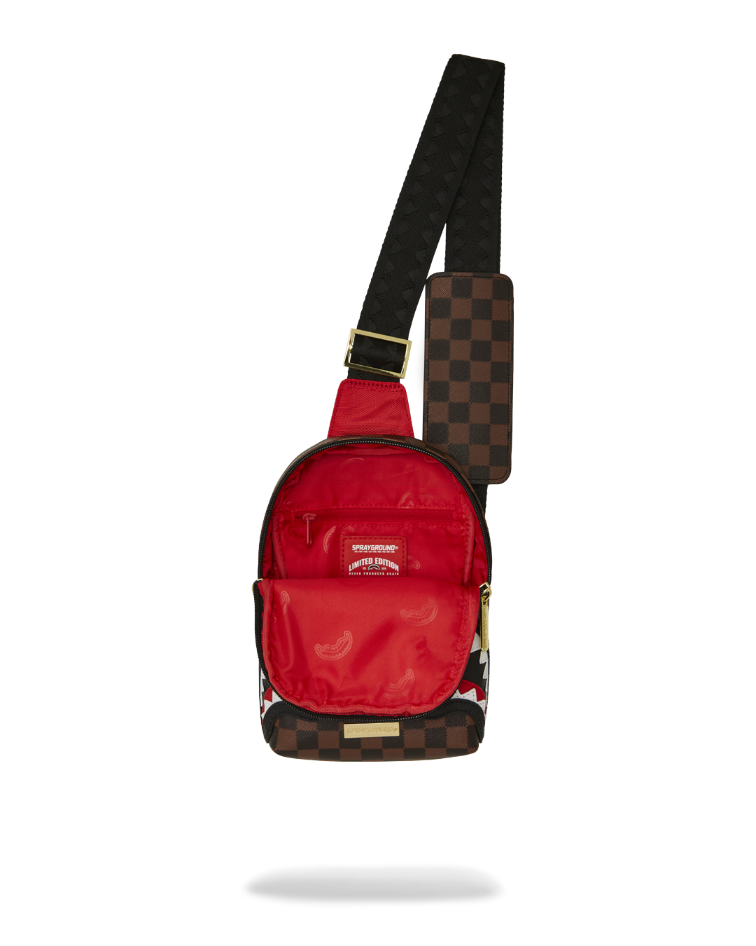 Sprayground- Sawtooth Sharks In Paris One-strap Sling