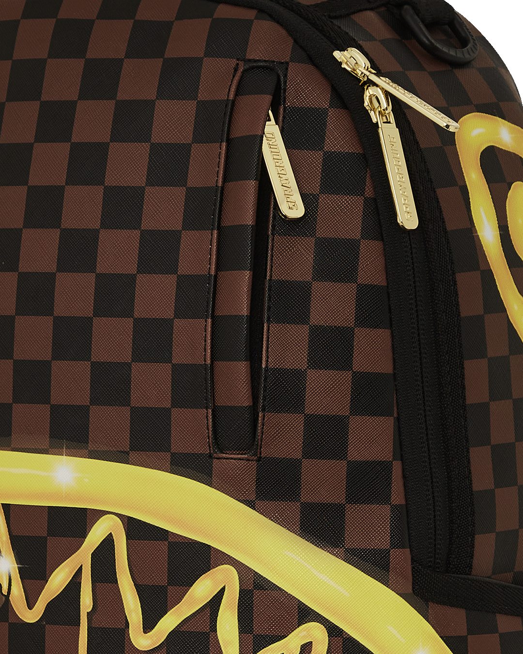Sprayground - Richie Rich Paint The Shark Gold Backpack