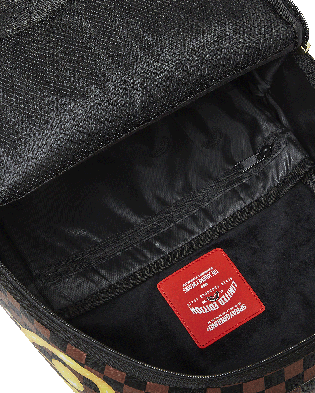 Sprayground - Richie Rich Paint The Shark Gold Backpack