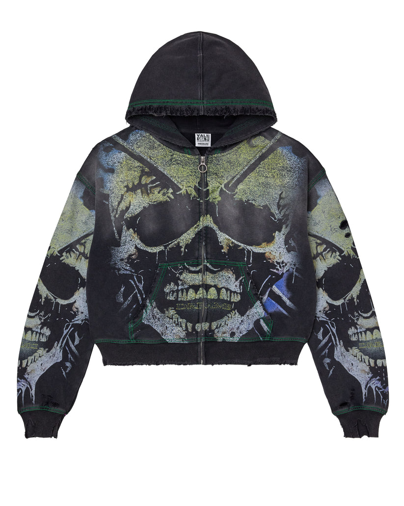 VALE - GRAVEDIGGER ZIP UP (BLACK)