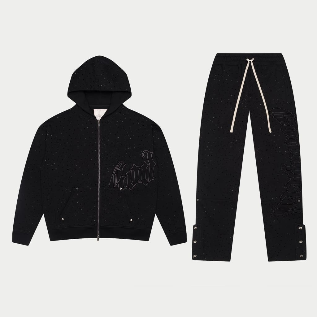 GODSPEED - OG Logo VVS Sweatsuit V2 (Black/Black)