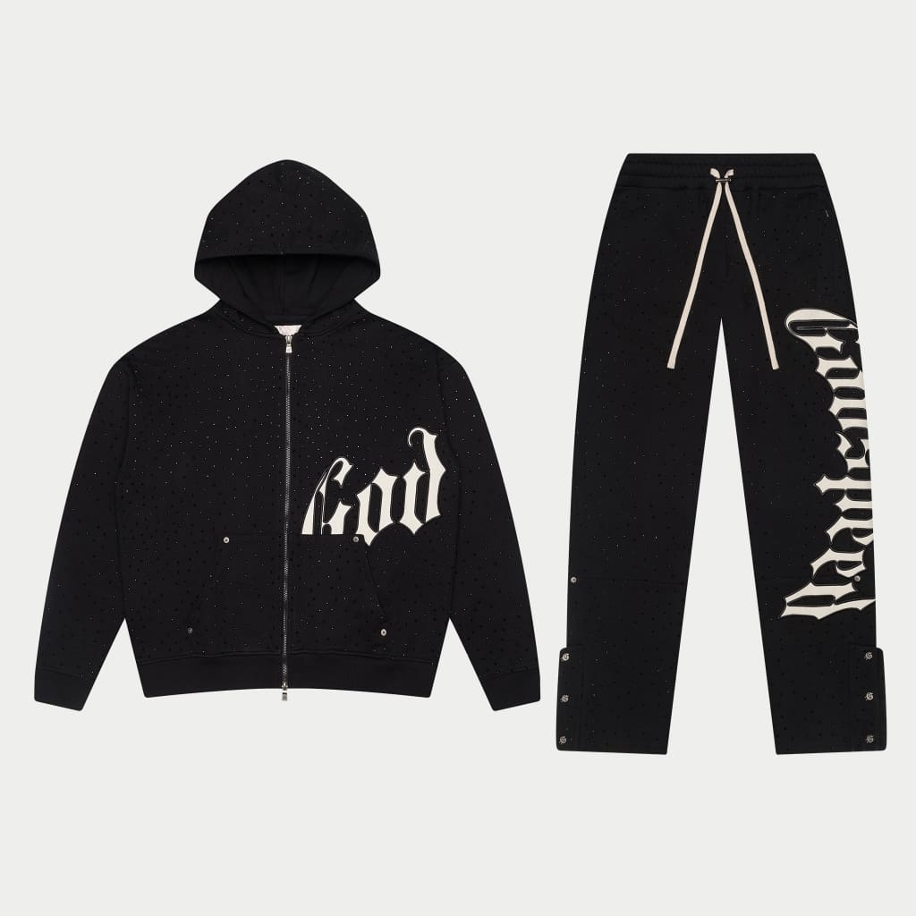 GODSPEED - OG Logo VVS Sweatsuit V2 (Black/White)