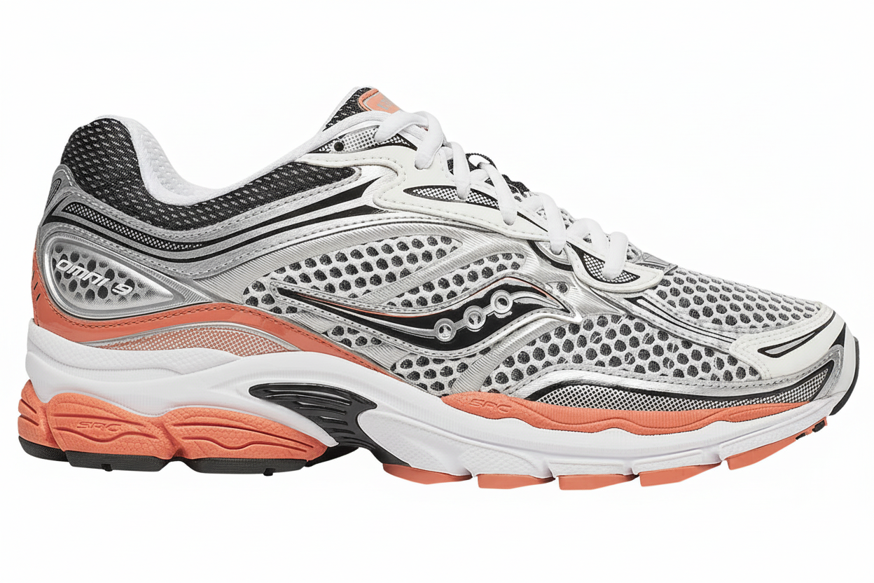 SAUCONY - PROGRID OMNI 9 - SILVER/ORANGE