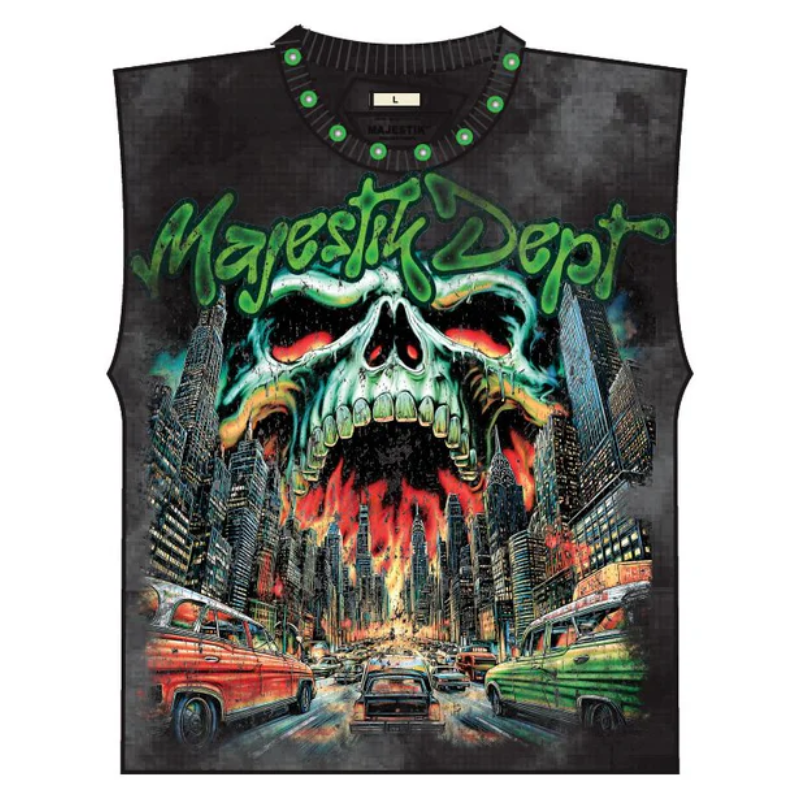 MAJESTIK - NY MONSTER SLEEVELESS TEE