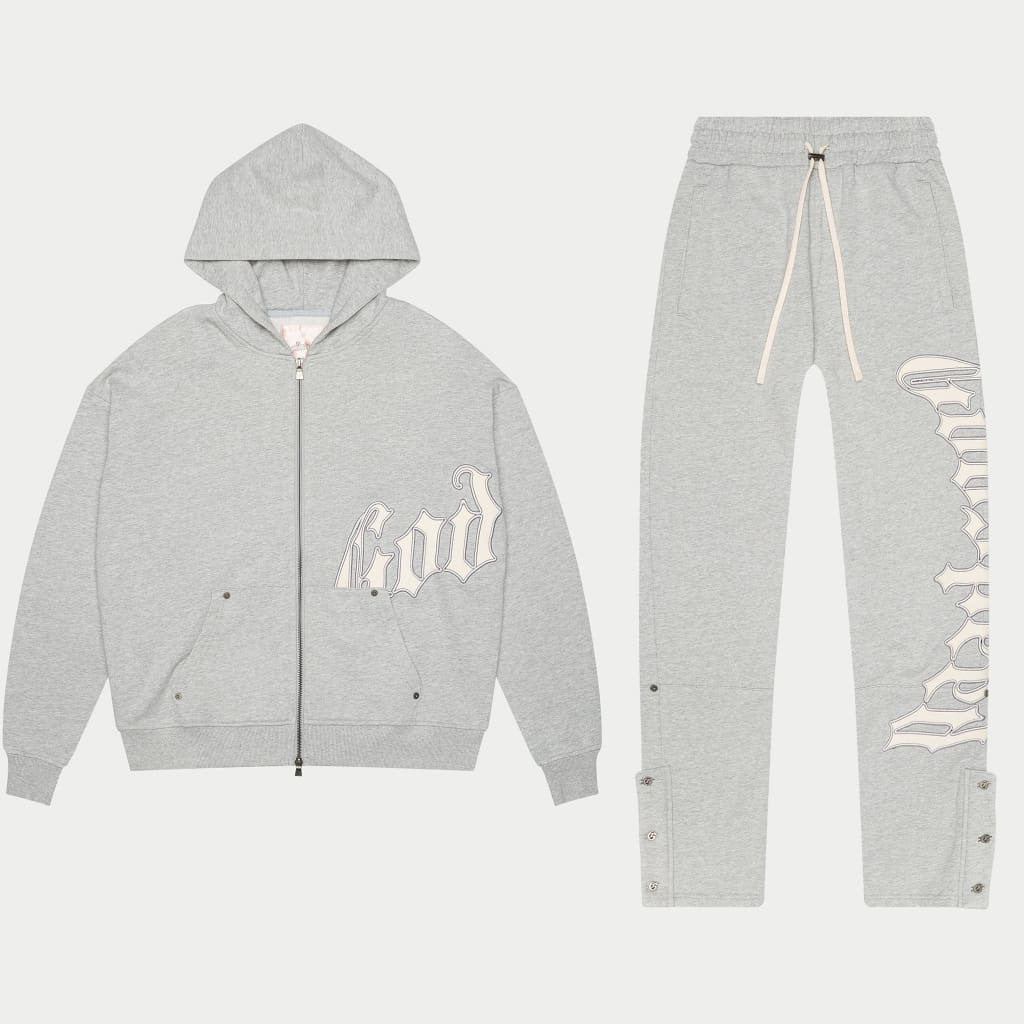 Godspeed- OG Logo Sweatsuit V2 (Heather Grey)