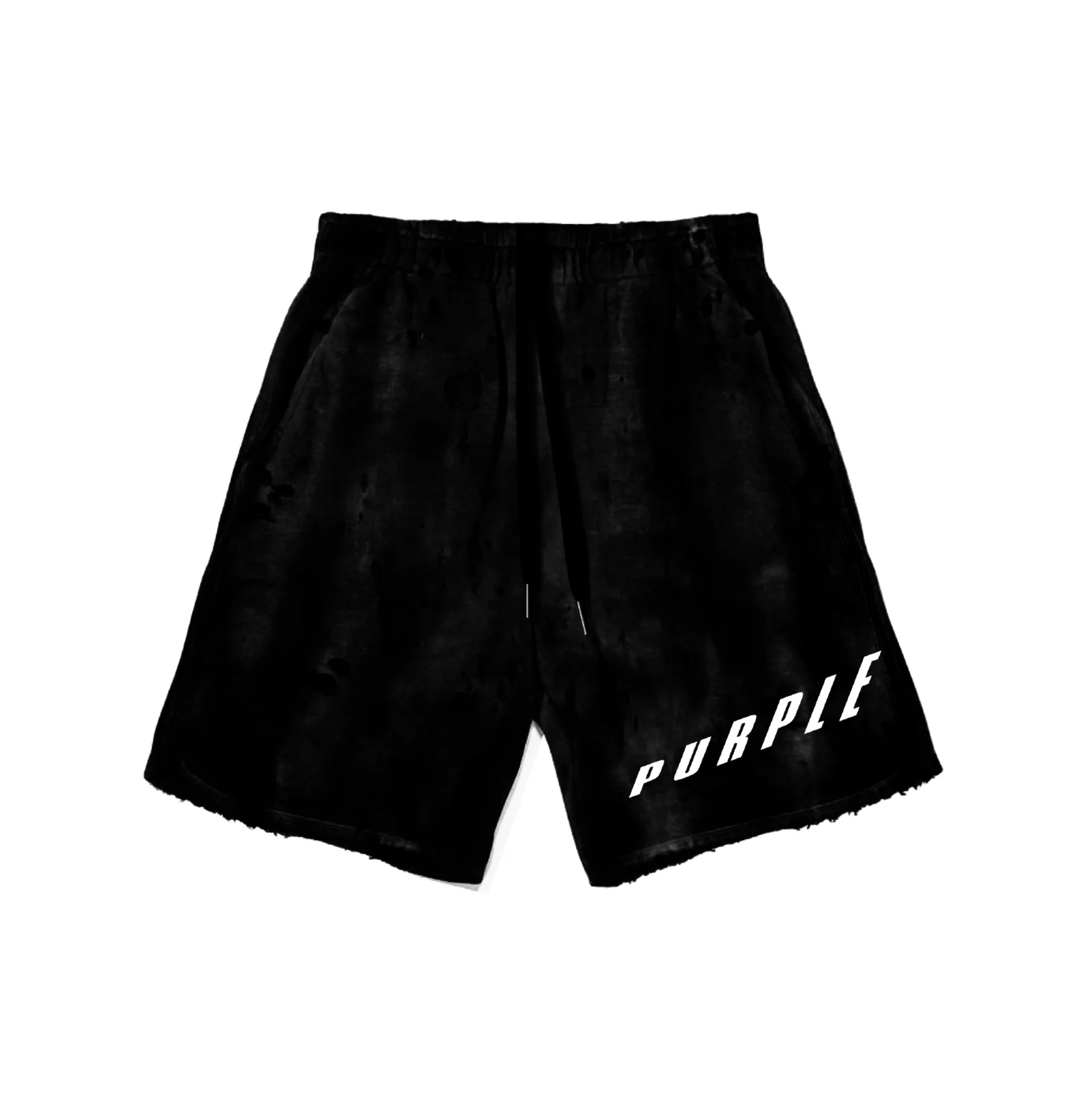 PURPLE - M4218-MWBF MIDWEIGHT FLEECE SHORTS