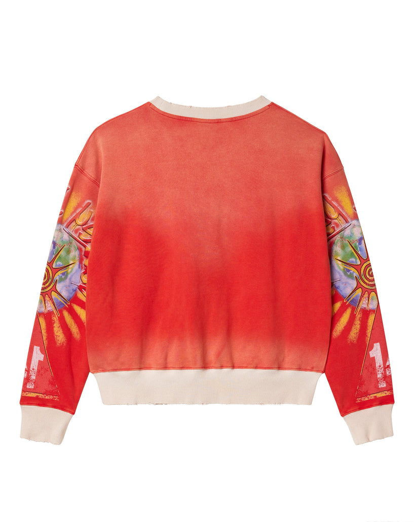 VALE - RED ALIEN CREWNECK
