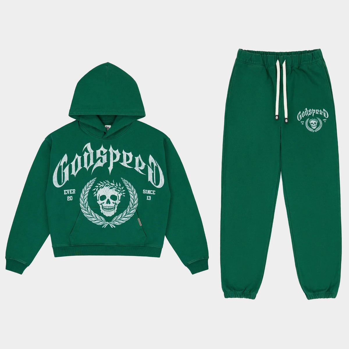 GODSPEED - VICTOR CREST SWEATSUIT - GREEN